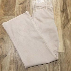 Mother Jeans Wide Leg Mid Rise Stretch Womens SAMPLE Sz 28.5 x 33.75  WONKA 1355